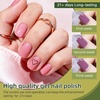 image:imageJODSONE 100 PCS Gel Nail Polish Kit No Wipe Soak off Base Coat and Matte Glossy Top Coat Gel Polish Collections for Salon and Home DIY Use0 Fl Oz Pack of 100