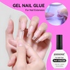 image:imageJODSONE 165ml Nail Glue Gel Clear and LongLasting Requires a Manicure Lamp to Cure for Attaching False Nails Repairing Broken Nails and Securing Decorations165ml Clear 2Pack