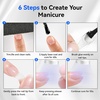 image:imageJODSONE 165ml Nail Glue Gel Clear and LongLasting Requires a Manicure Lamp to Cure for Attaching False Nails Repairing Broken Nails and Securing Decorations165ml Clear