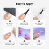 image:imageJODSONE 165ml Nail Glue Gel Clear and LongLasting Requires a Manicure Lamp to Cure for Attaching False Nails Repairing Broken Nails and Securing Decorations10ml Clear