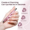 image:imageJODSONE 3in1 Cat Eye Magnet Nail Art ToolPink Gold Cylindrical amp Round Ball Nail Magnet Pens MultiEffect Magnets for Cat Eye Gel Polish DIY at Home SalonMagnet Only No Gel IncludedRoseGold