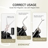 image:imageJODSONE 3in1 Cat Eye Magnet Nail Art ToolPink Gold Cylindrical amp Round Ball Nail Magnet Pens MultiEffect Magnets for Cat Eye Gel Polish DIY at Home SalonMagnet Only No Gel IncludedGold