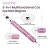image:imageJODSONE 3in1 Cat Eye Magnet Nail Art ToolPink Gold Cylindrical amp Round Ball Nail Magnet Pens MultiEffect Magnets for Cat Eye Gel Polish DIY at Home SalonMagnet Only No Gel IncludedRhinestone
