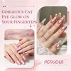image:imageJODSONE 3in1 Cat Eye Magnet Nail Art ToolPink Gold Cylindrical amp Round Ball Nail Magnet Pens MultiEffect Magnets for Cat Eye Gel Polish DIY at Home SalonMagnet Only No Gel IncludedCTU2