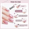 image:imageJODSONE 3in1 Cat Eye Magnet Nail Art ToolPink Gold Cylindrical amp Round Ball Nail Magnet Pens MultiEffect Magnets for Cat Eye Gel Polish DIY at Home SalonMagnet Only No Gel IncludedRoseGold