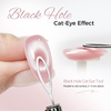 image:imageJODSONE 3in1 Cat Eye Magnet Nail Art ToolPink Gold Cylindrical amp Round Ball Nail Magnet Pens MultiEffect Magnets for Cat Eye Gel Polish DIY at Home SalonMagnet Only No Gel IncludedCT2