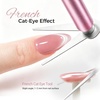 image:imageJODSONE 3in1 Cat Eye Magnet Nail Art ToolPink Gold Cylindrical amp Round Ball Nail Magnet Pens MultiEffect Magnets for Cat Eye Gel Polish DIY at Home SalonMagnet Only No Gel IncludedCT2