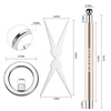 image:imageJODSONE 3in1 CatEye Magnet Nail Art ToolCylindrical amp Ball Magnet PensFlexible MultiEffect Magnet for Cat Eye Gel Polish DIY Home SalonMagnet Only No Gel IncludedM02