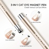 image:imageJODSONE 3in1 CatEye Magnet Nail Art ToolCylindrical amp Ball Magnet PensFlexible MultiEffect Magnet for Cat Eye Gel Polish DIY Home SalonMagnet Only No Gel IncludedM02