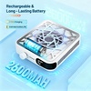 image:imageJODSONE Mini 6000RPM Nail Dust Collector with 30 Filters 10Speed Adjustment Rechargeable Portable Nail Salon Professional Use