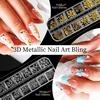 image:imageJODSONE Nail CharmsNail Rhinestones Kit with 6 Boxes of Rhinestones12 Nail Stickers in 2 Colors Multi Shape Pearls Jewels Crystals with Nails Art Toolsmulticolored