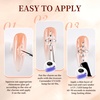 image:imageJODSONE Nail CharmsNail Rhinestones Kit with 6 Boxes of Rhinestones12 Nail Stickers in 2 Colors Multi Shape Pearls Jewels Crystals with Nails Art Toolswhite