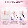 image:imageJODSONE Nail CharmsNail Rhinestones Kit with 6 Boxes of Rhinestones12 Nail Stickers in 2 Colors Multi Shape Pearls Jewels Crystals with Nails Art Toolswhite2