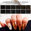 image:imageJODSONE Nail CharmsNail Rhinestones Kit with 6 Boxes of Rhinestones12 Nail Stickers in 2 Colors Multi Shape Pearls Jewels Crystals with Nails Art Toolsmulticolored