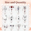 image:imageJODSONE Nail CharmsNail Rhinestones Kit with 6 Boxes of Rhinestones12 Nail Stickers in 2 Colors Multi Shape Pearls Jewels Crystals with Nails Art Toolswhite