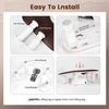 image:imageJODSONE UShaped Brown Arm Rest for Nails Tech with Rotating 360BuiltIn Phone Holder and Adjustable Nail Arm Rest Detachable Manicure Hand Rest for Salon DesignBrownWithout Mat