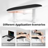 image:imageJODSONE UShaped Brown Arm Rest for Nails Tech with Rotating 360BuiltIn Phone Holder and Adjustable Nail Arm Rest Detachable Manicure Hand Rest for Salon DesignBlackWithout Mat