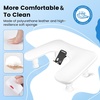 image:imageJODSONE UShaped Brown Arm Rest for Nails Tech with Rotating 360BuiltIn Phone Holder and Adjustable Nail Arm Rest Detachable Manicure Hand Rest for Salon DesignWhiteWithout Mat