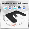 image:imageJODSONE UShaped Brown Arm Rest for Nails Tech with Rotating 360BuiltIn Phone Holder and Adjustable Nail Arm Rest Detachable Manicure Hand Rest for Salon DesignBlackWithout Mat