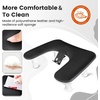 image:imageJODSONE UShaped Brown Arm Rest for Nails Tech with Rotating 360BuiltIn Phone Holder and Adjustable Nail Arm Rest Detachable Manicure Hand Rest for Salon DesignBlackWithout Mat