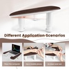 image:imageJODSONE UShaped Brown Arm Rest for Nails Tech with Rotating 360BuiltIn Phone Holder and Adjustable Nail Arm Rest Detachable Manicure Hand Rest for Salon DesignBrownWithout Mat