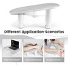 image:imageJODSONE UShaped Brown Arm Rest for Nails Tech with Rotating 360BuiltIn Phone Holder and Adjustable Nail Arm Rest Detachable Manicure Hand Rest for Salon DesignGrayWithout Mat