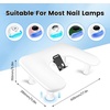 image:imageJODSONE UShaped Brown Arm Rest for Nails Tech with Rotating 360BuiltIn Phone Holder and Adjustable Nail Arm Rest Detachable Manicure Hand Rest for Salon DesignWhiteWithout Mat