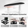 image:imageJODSONE UShaped Brown Arm Rest for Nails Tech with Rotating 360BuiltIn Phone Holder and Adjustable Nail Arm Rest Detachable Manicure Hand Rest for Salon DesignBlackWith Mat