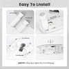 image:imageJODSONE UShaped Brown Arm Rest for Nails Tech with Rotating 360BuiltIn Phone Holder and Adjustable Nail Arm Rest Detachable Manicure Hand Rest for Salon DesignGrayWithout Mat