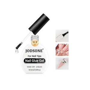 image:imageJODSONE 165ml Nail Glue Gel Clear and LongLasting Requires a Manicure Lamp to Cure for Attaching False Nails Repairing Broken Nails and Securing Decorations165ml Clear