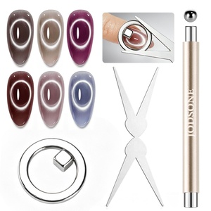 image:imageJODSONE 3in1 CatEye Magnet Nail Art ToolCylindrical amp Ball Magnet PensFlexible MultiEffect Magnet for Cat Eye Gel Polish DIY Home SalonMagnet Only No Gel IncludedM02