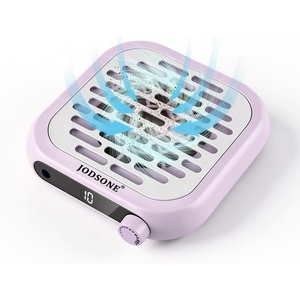 image:imageJODSONE 6000RPM Mini Nail Dust Collector PocketSized Low Noise Powerful Suction Portable Nail Salon with 30 Filters PurpleMinipurple