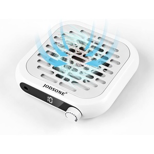 image:imageJODSONE 6000RPM Mini Nail Dust Collector PocketSized Low Noise Powerful Suction Portable Nail Salon with 30 Filters PurpleMiniwhite