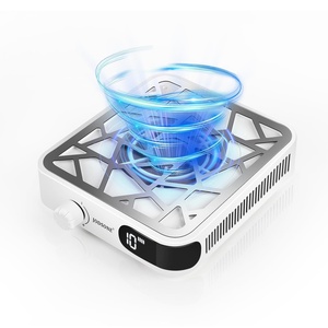 image:imageJODSONE Mini 6000RPM Nail Dust Collector with 30 Filters 10Speed Adjustment Rechargeable Portable Nail Salon Professional Use