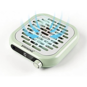 image:imageJODSONE Mini Nail Dust Collector PocketSized 6000RPM Powerful Suction Portable Nail Salon with 30 Filters GreenG01