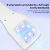 image:imageJODSONE Cordless Mini U V Portable Handheld Nail Lamp Rechargeable Model with LED Display Fast Drying for Home TravelingLampwhite Handheldsensor