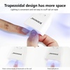 image:imageJODSONE Cordless Mini U V Portable Handheld Nail Lamp Rechargeable Model with LED Display Fast Drying for Home TravelingLampwhite Handheldsensor