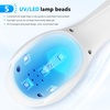 image:imageJODSONE Cordless Mini U V Portable Handheld Nail Lamp Rechargeable Model with LED Display Fast Drying for Home TravelingLampwhite Sq613