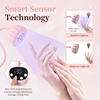 image:imageJODSONE Fast Curing U V Nail Lamp  Portable and Flexible Gooseneck Lamp with 360 Adjustable Design Rechargeable LED Dryer for Gel Polish Auto Sensor amp 4 Timers Home DIY Manicure Light Mint GreenPink