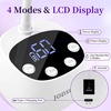 image:imageJODSONE Fast Curing U V Nail Lamp  Portable and Flexible Gooseneck Lamp with 360 Adjustable Design Rechargeable LED Dryer for Gel Polish Auto Sensor amp 4 Timers Home DIY Manicure Light Mint GreenWhite