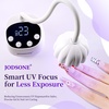 image:imageJODSONE Fast Curing U V Nail Lamp  Portable and Flexible Gooseneck Lamp with 360 Adjustable Design Rechargeable LED Dryer for Gel Polish Auto Sensor amp 4 Timers Home DIY Manicure Light Mint GreenWhite