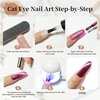image:imageJODSONE Gel Nail Set 203 Colors High Shine Gorgeous Gel Polish Base Top Matte Coat Nice Gifts Show Charm10ColorCE01