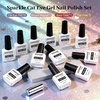 image:imageJODSONE Gel Nail Set 203 Colors High Shine Gorgeous Gel Polish Base Top Matte Coat Nice Gifts Show Charm10ColorCEB