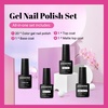 image:imageJODSONE Gel Nail Set 203 Colors High Shine Gorgeous Gel Polish Base Top Matte Coat Nice Gifts Show Charm20 ColorPink Red