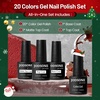 image:imageJODSONE Gel Nail Set 203 Colors High Shine Gorgeous Gel Polish Base Top Matte Coat Nice Gifts Show Charm23SET01B