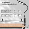 image:imageJODSONE LED Manicure Table Lamp for Nail Techs 360Adjustable Gooseneck Arm Professional Nail Desk Light Dimmable 3 Color Temps for Gel Nails Art White