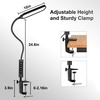 image:imageJODSONE LED Manicure Table Lamp for Nail Techs 360Adjustable Gooseneck Arm Professional Nail Desk Light Dimmable 3 Color Temps for Gel Nails Art White