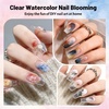 image:imageJODSONE Marble Nail Polish Blooming Marble Ink Gel for Nails 12 Colors Blue Purple Pink Ink Magic Watercolor Blooming Marble Effects Gel Nail Polish at Home DIY Nail Art Flower Design