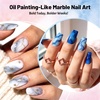 image:imageJODSONE Marble Nail Polish Blooming Marble Ink Gel for Nails 12 Colors Blue Purple Pink Ink Magic Watercolor Blooming Marble Effects Gel Nail Polish at Home DIY Nail Art Flower Design