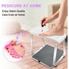 image:imageJODSONE Pedicure Foot Rest for Nails Tech with Soft CushionPedicure StoolNail StandDetachable Stainless Manicure Foot Rest for Home and Salon Use Pedicure Station